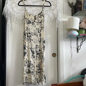 Urban Outfitters Teira Slit Midi Dress